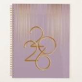 Couverture de l'agenda Luxe 2026 (Devant)