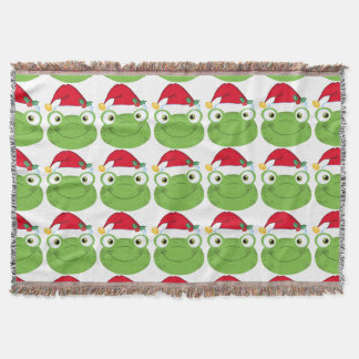 Couverture de lancement de grenouille de Noël