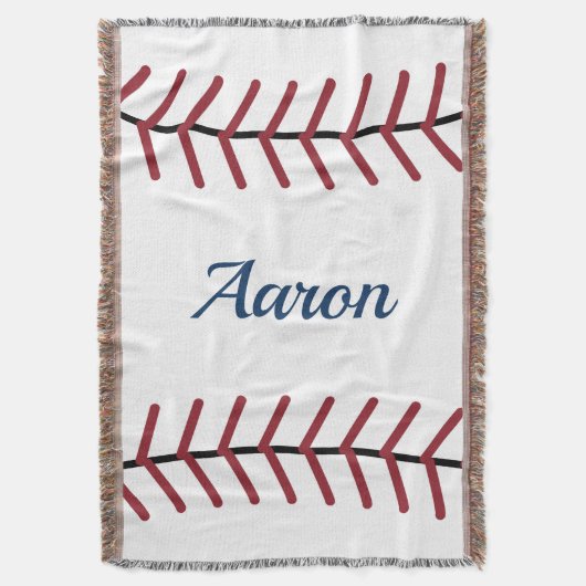 Couverture de lancer de baseball personnalisée (devant Vertical)