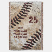 Couverture de lancer de baseball personnalisée la (devant Vertical)
