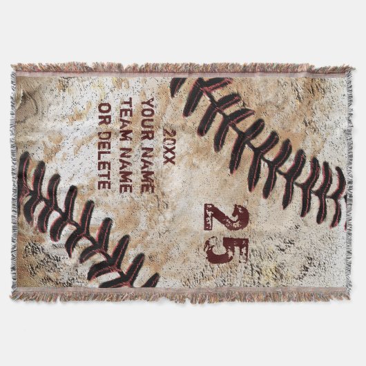 Couverture de lancer de baseball personnalisée la (Devant)