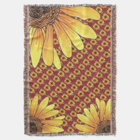 Couverture de lancer de tournesol (devant Vertical)