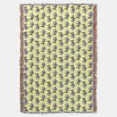 Couverture de lancer frénétique de lapin sautant ( (devant Vertical)