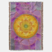 Couverture de lancer Mandala enchantée (devant Vertical)