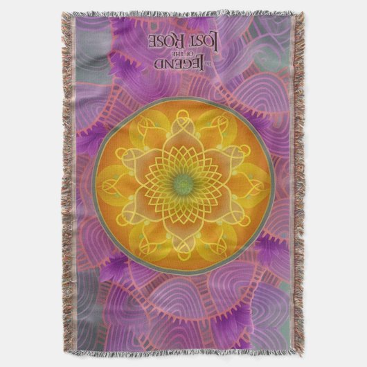 Couverture de lancer Mandala enchantée (devant Vertical)