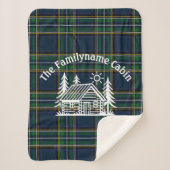 Couverture de lancer personnalisée Cabine conforta (Devant)