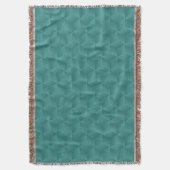 Couverture de lancer sarcelle avec un motif de cub (devant Vertical)