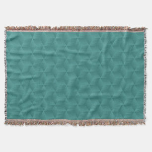 Couverture de lancer sarcelle avec un motif de cub