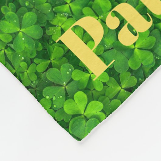 Couverture de lap en Jour de la Saint Patrick pola (Coin)
