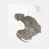 Couverture de l'ayam Cemani Rooster par Laurene We (Devant)