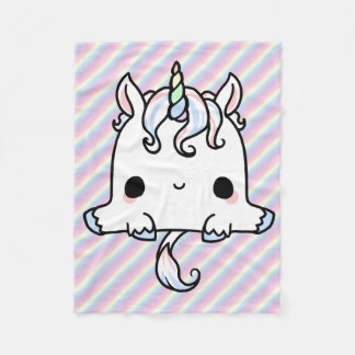 Couverture de licorne de Kawaii