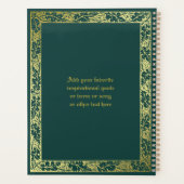 Couverture de livre classique Gold Green Foliage O (Dos)