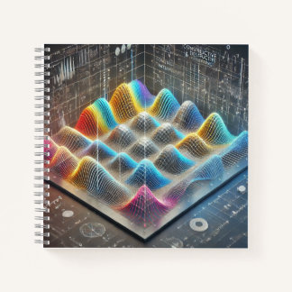 Couverture de livre d'interférence d'ondes Vibrant