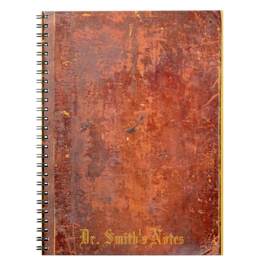 Couverture de livre simili cuir antique (Devant)