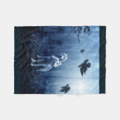 couverture de loup, jet de loups blancs, décor de (Devant (Horizontal))