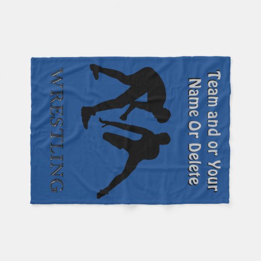 Couverture de lutte votre ÉQUIPE, couleurs des (Devant (Horizontal))