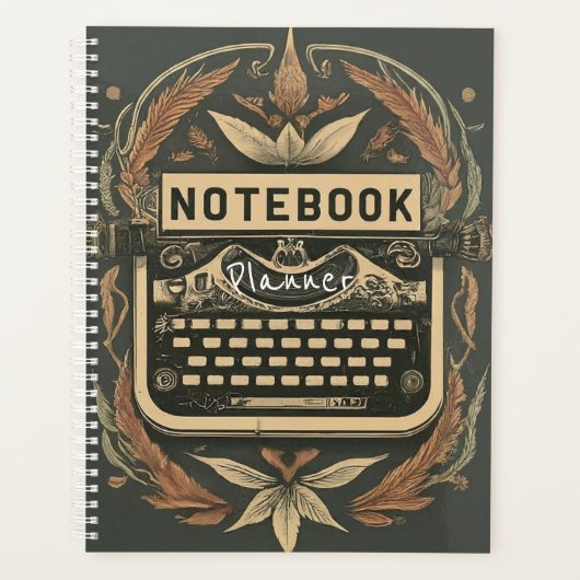 Couverture de machine à écrire vintage (Devant)