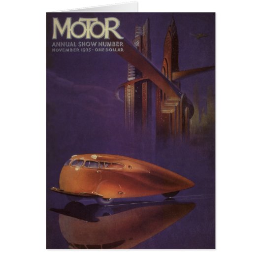 Couverture de magazine automobile vintage, voiture (Devant)
