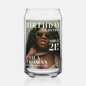 Couverture de magazine de fête d'anniversaire pers (Verso)