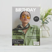Couverture de magazine Invitation 36e anniversaire (Debout devant)