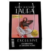 Couverture de magazine personnalisée Sac cadeau d' (Dos)