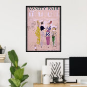 Couverture de magazine vintage 1914 Affiche Art Dé (Bureau à domicile)