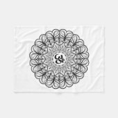 Couverture de mandala de symbole de l'OM (Devant (Horizontal))