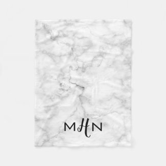 Couverture DE MARBRE de monogramme