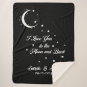 Couverture de mariage personnalisée avec nom et da (Devant)