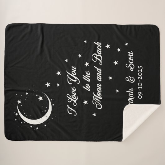 Couverture de mariage personnalisée avec nom et da (Devant (Horizontal))