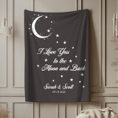 Couverture de mariage personnalisée avec nom et da