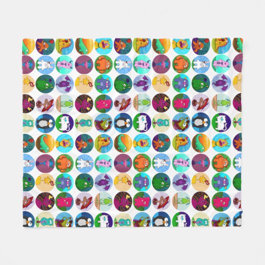 Couverture de ménagerie, milieu (Devant (Horizontal))