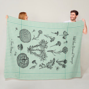 Couverture de message d'anniversaire botanique per