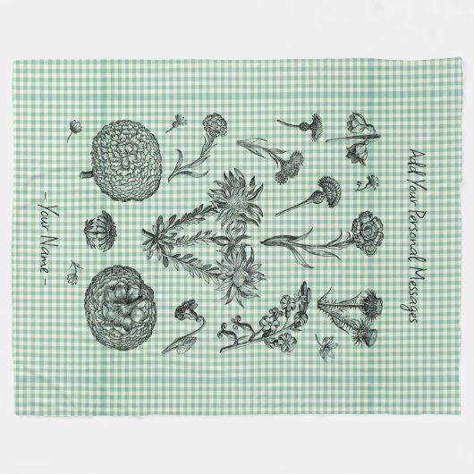 Couverture de message d'anniversaire botanique per (Devant (Horizontal))