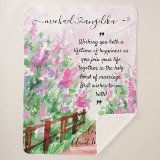 Couverture de message florale personnalisée pour l