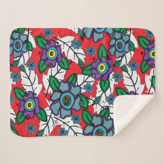 Couverture de mise à l'eau en plumes rouges (Devant (Horizontal))