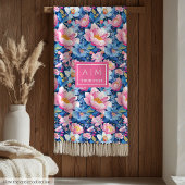 Couverture de monogramme rose pâle pour elle ultra