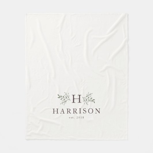 Couverture de monogramme rustique (Devant)