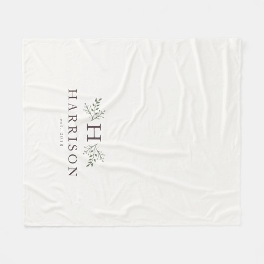 Couverture de monogramme rustique (Devant (Horizontal))