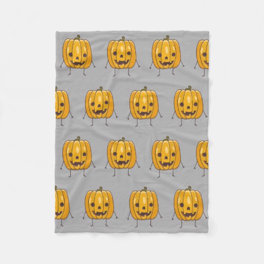 Couverture de motif de citrouille de Halloween (Devant)