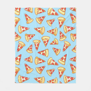 Couverture de motif de dessin de tranche de pizza