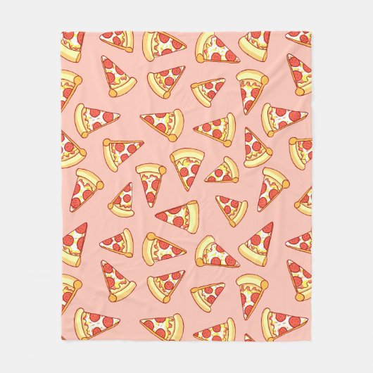 Couverture de motif de dessin de tranche de pizza (Devant)
