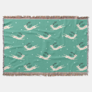 Couverture de motif de renne de Rompin