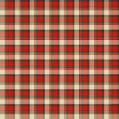 Couverture de Noël classique rouge vert Tartan