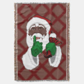 Couverture de Noël Cravate Santa Clause Jeter Couv (devant Vertical)