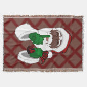 Couverture de Noël Cravate Santa Clause Jeter Couv (Devant)