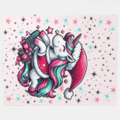 Couverture de Noël de la licorne magique (Devant (Horizontal))
