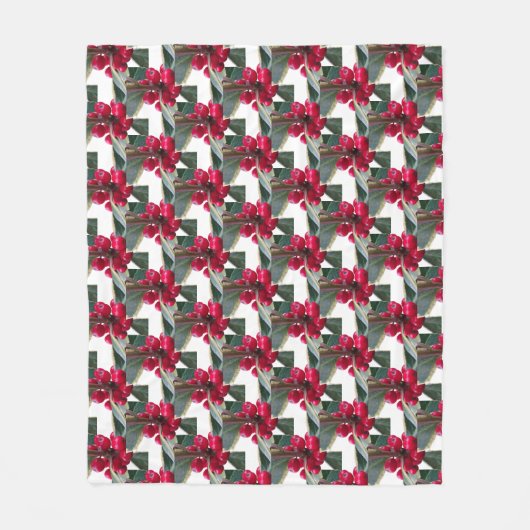 Couverture de Noël européenne Motif Holly (Devant)