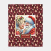 Couverture de Noël festive M & Mme Claus Keepsam (Devant)