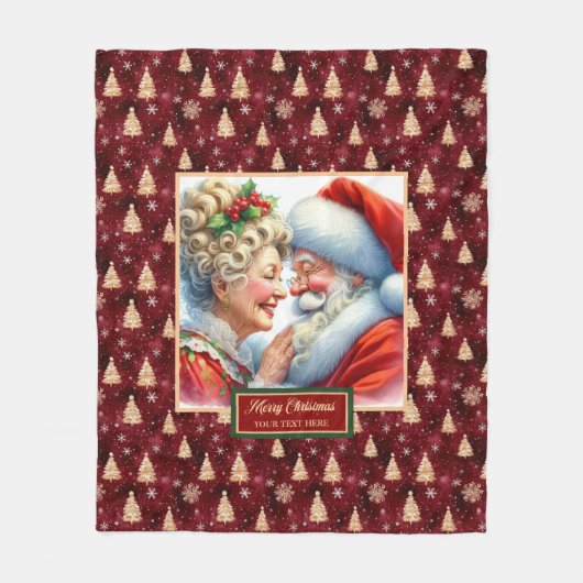 Couverture de Noël festive M & Mme Claus Keepsam (Devant)